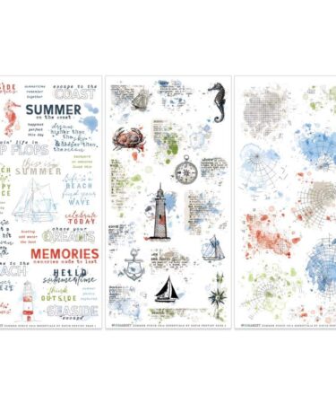 Alternative view of 49 and MARKET - Collezione Summer Porch - Rub-on Transfer Set - ESSENTIALS