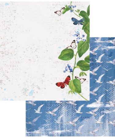 49 and MARKET - Collezione Summer Porch -  Double-Sided Cardstock 12"X12" - Take Flight