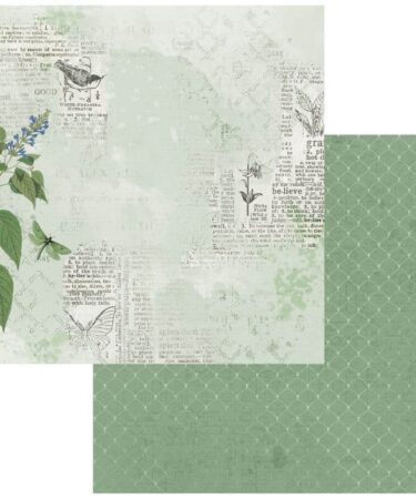 49 and MARKET - Color Swatch: - Collezione Willow -Double-Sided Cardstock 12"X12" - #1