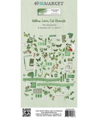 49 and MARKET - Color Swatch: - Collezione Willow - Laser Cut Outs Elements