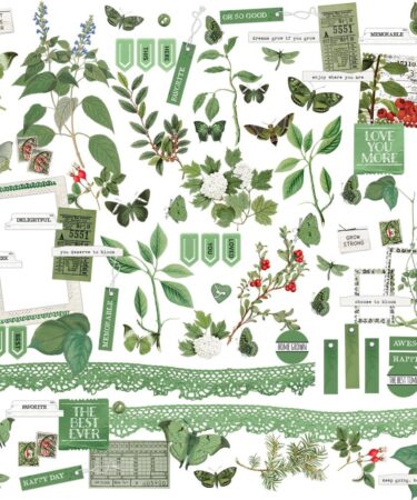 Alternative view of 49 and MARKET - Color Swatch: - Collezione Willow - Laser Cut Outs Elements