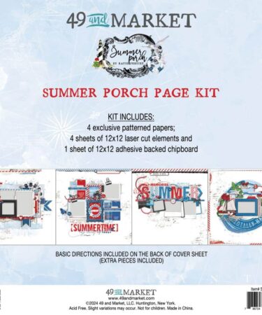 49 and MARKET - Color Swatch: - Collezione Summer Porch -Page Kit