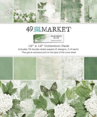 49 and MARKET - Color Swatch: - Collezione Willow -Collection Pack 12"X12"