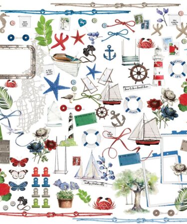 Alternative view of 49 and MARKET - Collezione Summer Porch-  Mini Laser Cut Outs By Sea