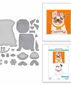 Spellbinders - Big Pug Etched Dies