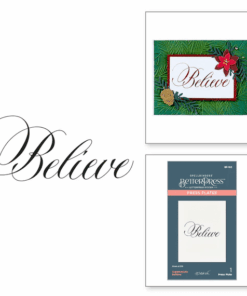 Spellbinders - Copperplate Believe Press Plate