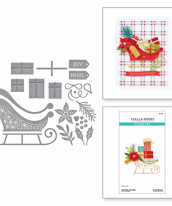 Spellbinders - Delivering Joy Sleigh Etched Dies