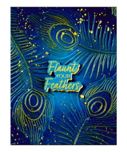 Alternative view of Spellbinders - Feather Flourish 3D Embossing Folder