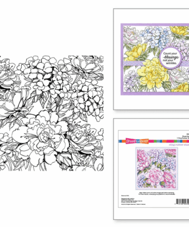 Spellbinders - Stampendous Floral Garden Cling Rubber Stamp Set