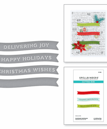 Spellbinders - Handmade Sentiments Etched Dies