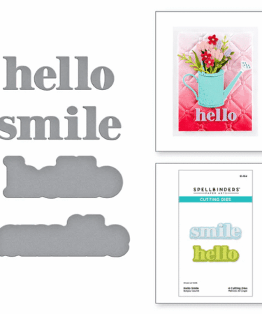 Spellbinders - Hello Smile Etched Dies