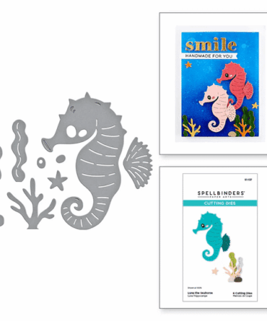 Spellbinders - Luna the Seahorse Etched Dies