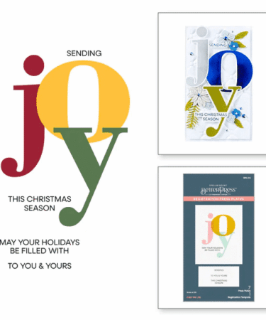 Spellbinders - Color Mix Joy Registration Press Plates