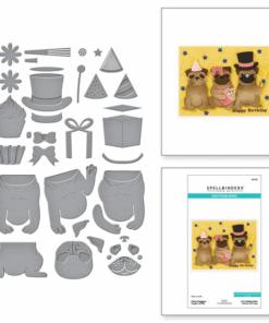 Spellbinders - Party Puggles Etched Dies