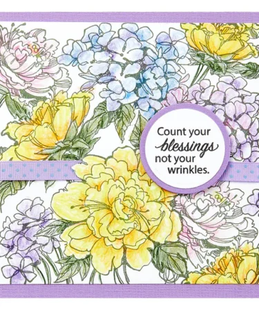 Alternative view of Spellbinders - Stampendous Floral Garden Cling Rubber Stamp Set