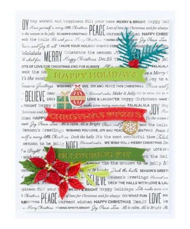 Alternative view of Spellbinders - Handmade Sentiments Etched Dies