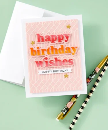 Alternative view of Spellbinders - Happy Birthday Wishes Etched Dies
