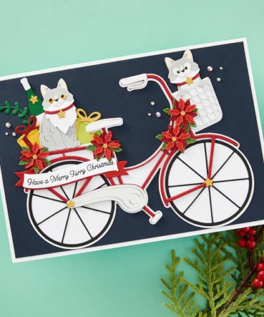 Alternative view of Spellbinders - Cheerful Kittens Etched Dies