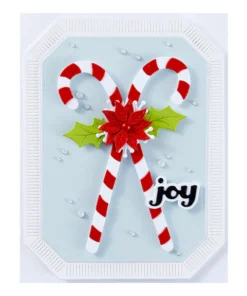 Alternative view of Spellbinders - Candy Canes and Holly Etched Dies