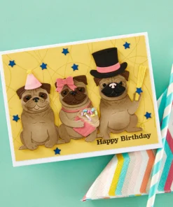 Alternative view of Spellbinders - Party Puggles Etched Dies