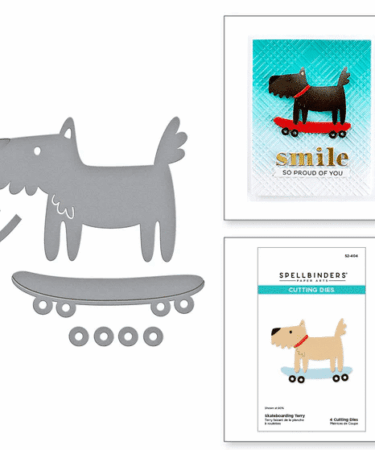 Spellbinders - Skateboarding Terry Etched Dies