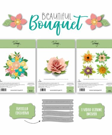 TOMMY ART  - Bundle Beautiful bouquet + 1 lezione in video conferenza + 1 fustella esclusiva