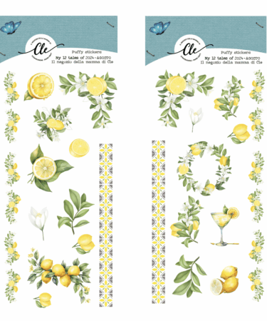 IL NEGOZIO DELLA MAMMA DI CLE - GLI ABBELLIMENTI DELLA CLE – MY 12 TALES OF 2024 - AGOSTO PUFFY STICKERS