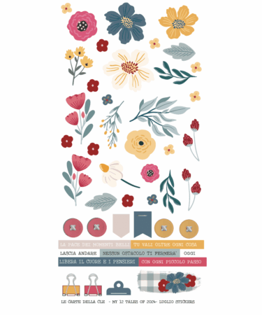 IL NEGOZIO DELLA MAMMA DI CLE - GLI ABBELLIMENTI DELLA CLE – MY 12 TALES OF 2024 - LUGLIO - STICKERS 6X12