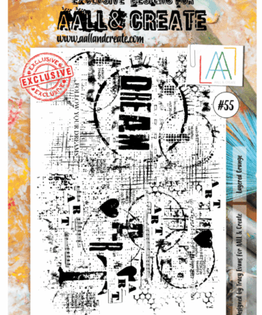 AALL & CREATE - Stamp Set A4 Layered Grunge
