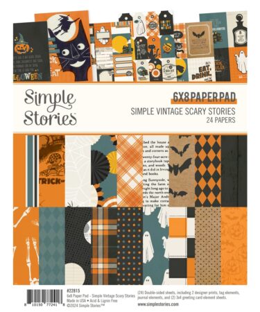 SIMPLE STORIES - Collezione SIMPLE VINTAGE SCARY STORIES - 6x8 Pad