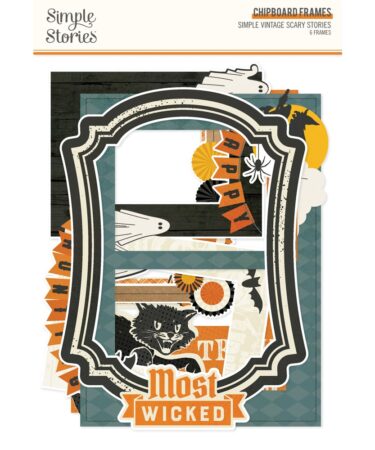 SIMPLE STORIES - Collezione SIMPLE VINTAGE SCARY STORIES - Chipboard Frames
