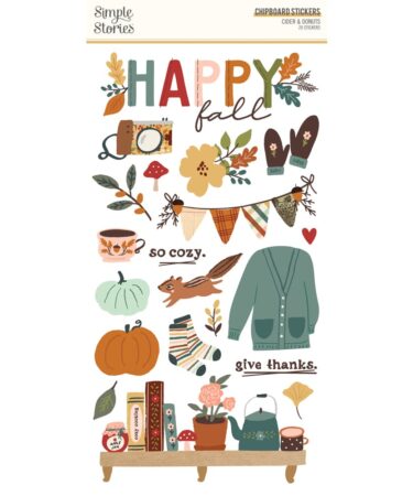 SIMPLE STORIES - Collezione  CIDER AND DONUTS - 6X12 CHIPBOARD