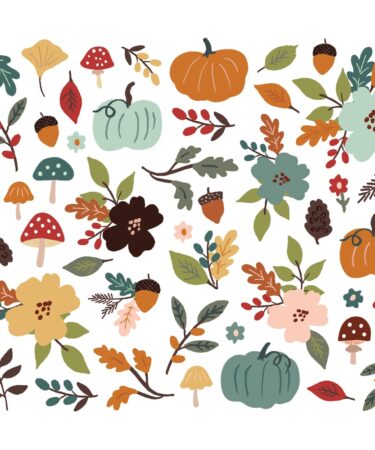 Alternative view of SIMPLE STORIES - Collezione  CIDER AND DONUTS - FLORAL BITS & PIECES