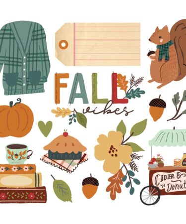 Alternative view of SIMPLE STORIES - Collezione  CIDER AND DONUTS - BIG BITS & PIECES