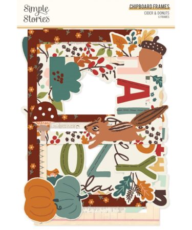 SIMPLE STORIES - Collezione  CIDER AND DONUTS - CHIPBOARD FRAMES