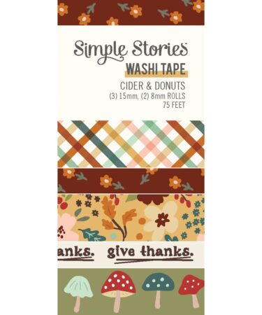 SIMPLE STORIES - Collezione  CIDER AND DONUTS - WASHI TAPE