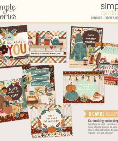 SIMPLE STORIES - Collezione  CIDER AND DONUTS - SIMPLE CARDS CARD KIT