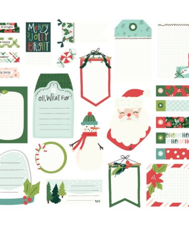 Alternative view of SIMPLE STORIES - Collezione  SANTAS VILLAGE -Journal Bits & Pieces