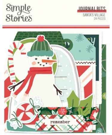 SIMPLE STORIES - Collezione  SANTAS VILLAGE -Journal Bits & Pieces