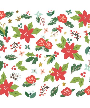 Alternative view of SIMPLE STORIES - Collezione  SANTAS VILLAGE -Floral Bits & Pieces