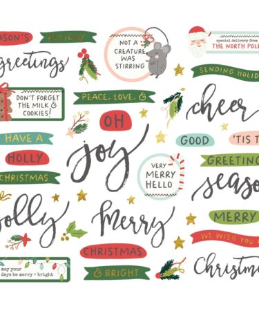 Alternative view of SIMPLE STORIES - Collezione  SANTAS VILLAGE -Sentiment Bits & Pieces