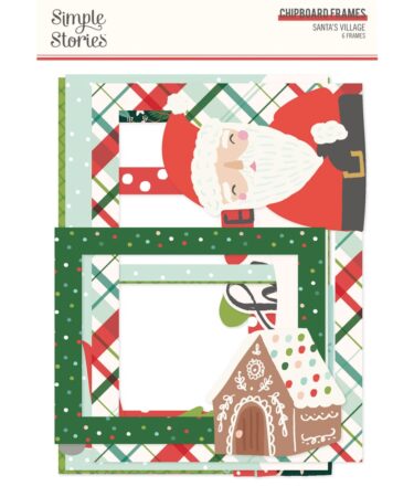 SIMPLE STORIES - Collezione  SANTAS VILLAGE -Chipboard Frames