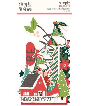 SIMPLE STORIES - Collezione  SANTAS VILLAGE - Simple Pages Page Pieces