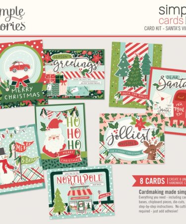 SIMPLE STORIES - Collezione  SANTAS VILLAGE -Simple Cards Card Kit