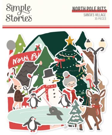 SIMPLE STORIES - Collezione  SANTAS VILLAGE -North Pole Bits & Pieces