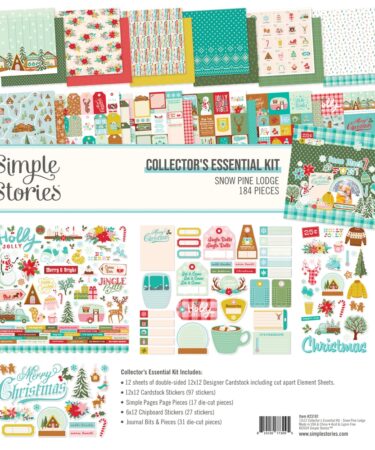 SIMPLE STORIES - Collezione SNOW PINE LODGE - Collector's Essential Kit