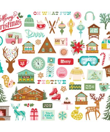 Alternative view of SIMPLE STORIES - Collezione SNOW PINE LODGE -  Bits & Pieces