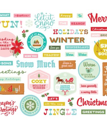 Alternative view of SIMPLE STORIES - Collezione SNOW PINE LODGE - Sentiment Bits & Pieces