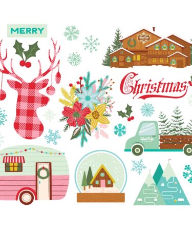 Alternative view of SIMPLE STORIES - Collezione SNOW PINE LODGE - Big Bits & Pieces