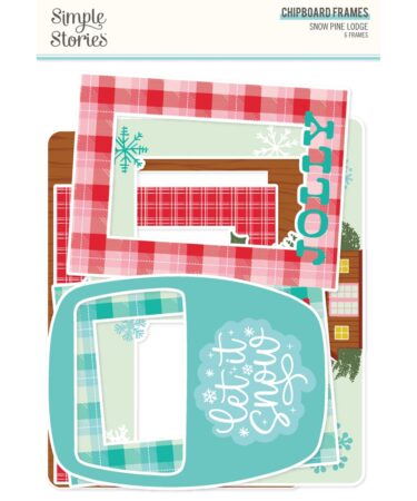 SIMPLE STORIES - Collezione SNOW PINE LODGE - Chipboard Frames